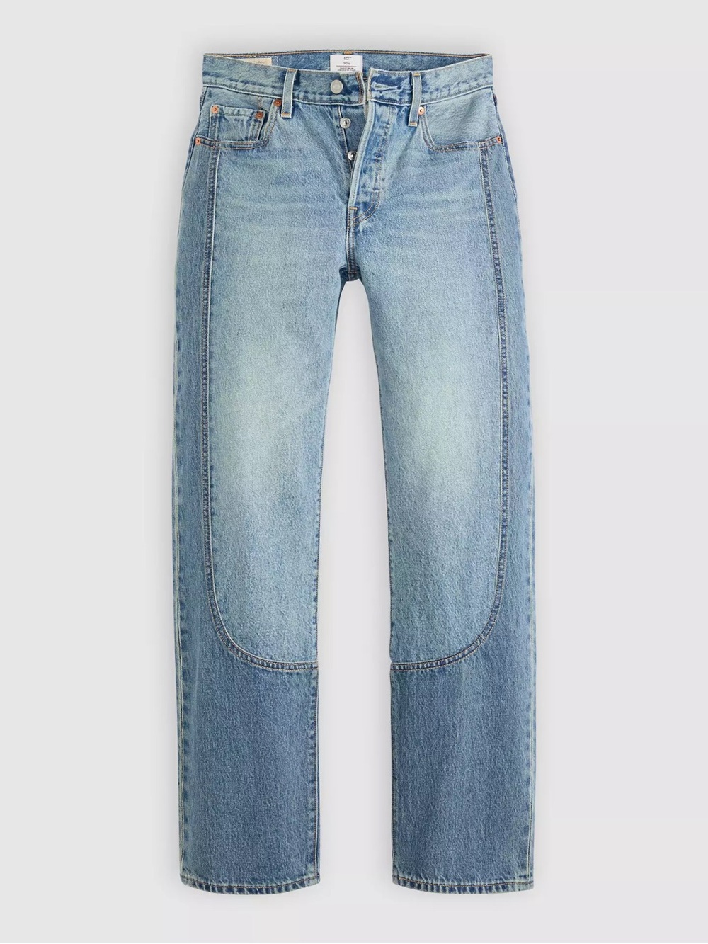 Levi’s 501s 90s Western Chaps Straight-Leg Jeans